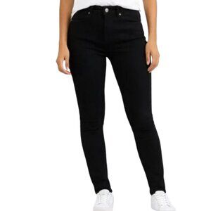 GAP Like-New True Skinny Mid-Rise Ankle Black Jeans